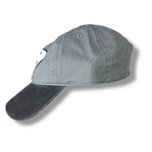 Hats Amore LLC NWOT Hold On Let Me Overthink This Gray Adjustable Baseball Hat - Picture 4 of 7